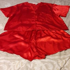Red Pajama Set